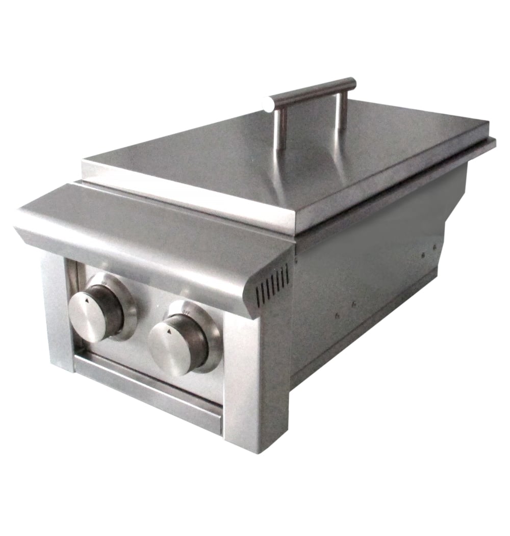 XO Performance XLT 13 Inch Built-In Double Side Burner with 2 Gas Burners - view 2