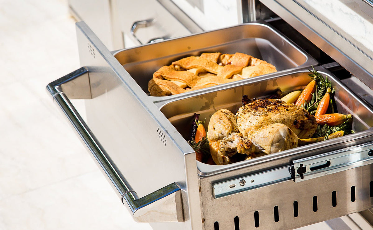 Lynx Professional 30-Inch Built-In 120V Electric Outdoor Warming Drawer - L30WD-1 - view 2