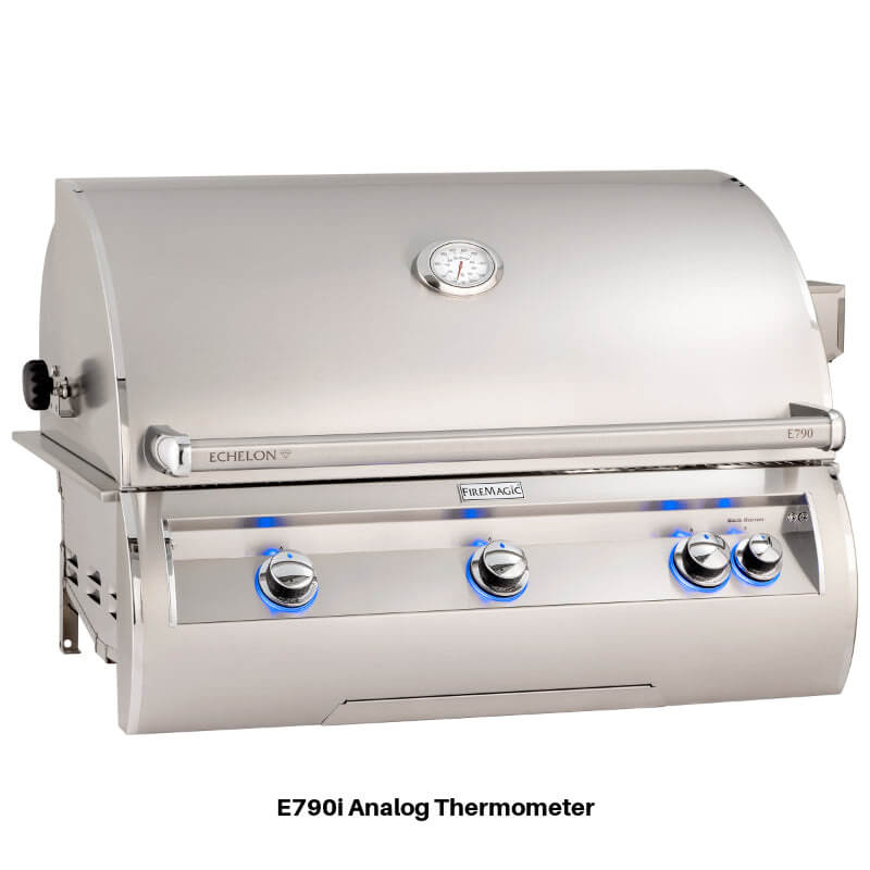 Fire Magic 790 Contemporary Grill Island With Refrigerator - ID790-SMR-115BA - view 6