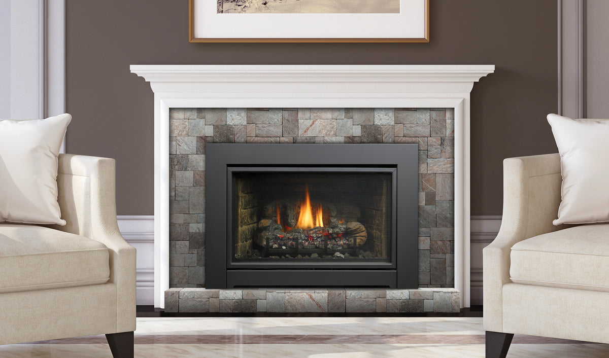 Kingsman IDV34 Direct Vent Gas Fireplace Insert, Propane (IDV34LP)