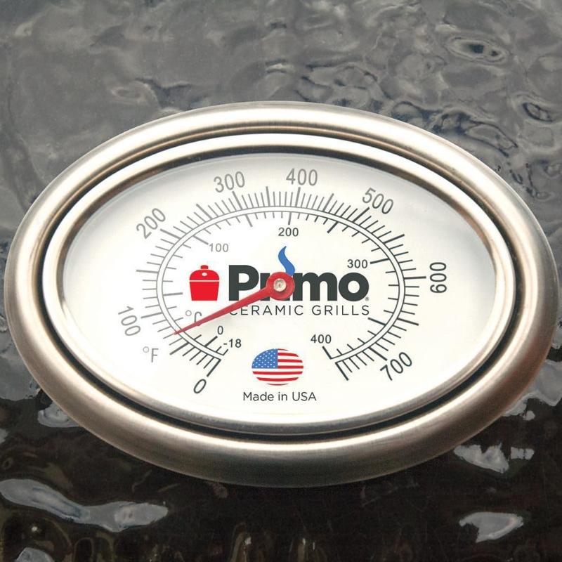 Primo All-In-One Oval Junior 200 Ceramic Kamado Grill With Cart - PGCJRC - view 6