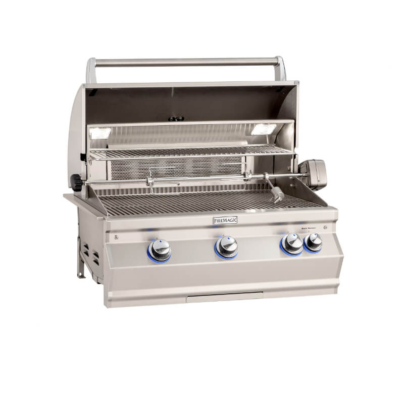 Fire Magic Aurora A540I 30-Inch Built In Gas Grill with Rotisserie Kit