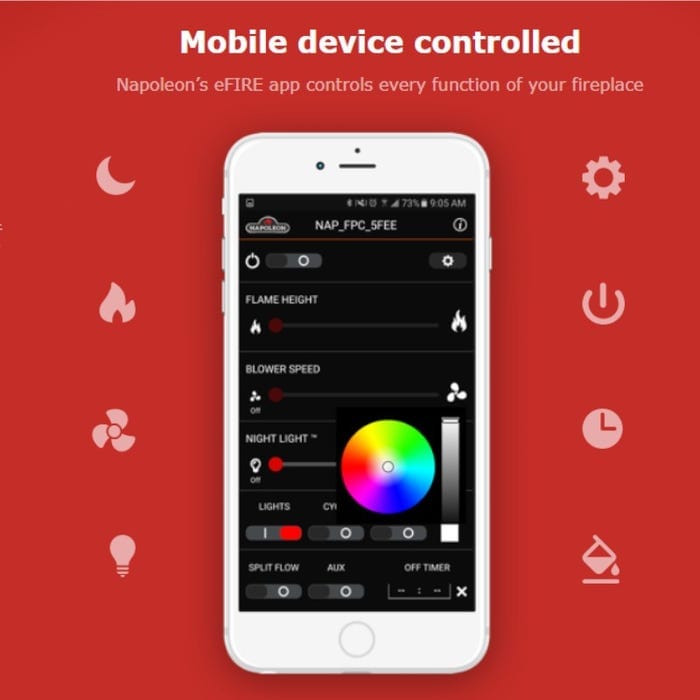 Napoleon eFire Controller, Bluetooth Advanced EFC
