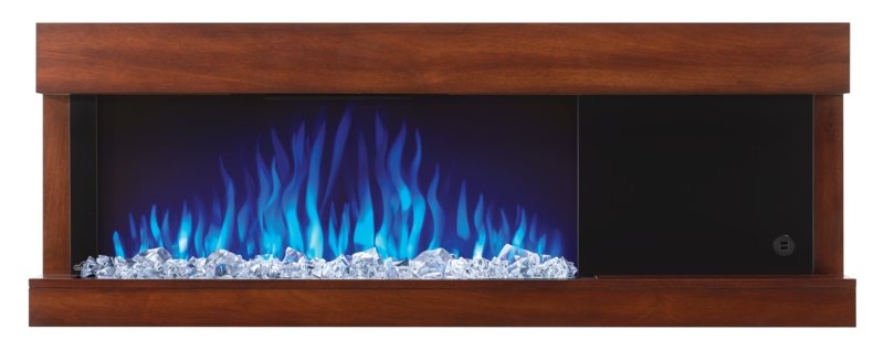 Napoleon Stylus Cara Elite Wall-Mount Electric Fireplace with White Surround Mantel - view 13