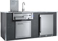 XO Appliance Factory Assembled Outdoor Designer Island (XO-XOGOKBARV1GR)