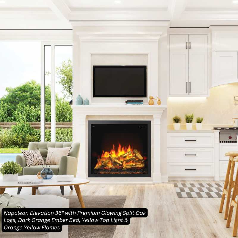 Napoleon Elevation 36" Traditional Electric Fireplace - view 2
