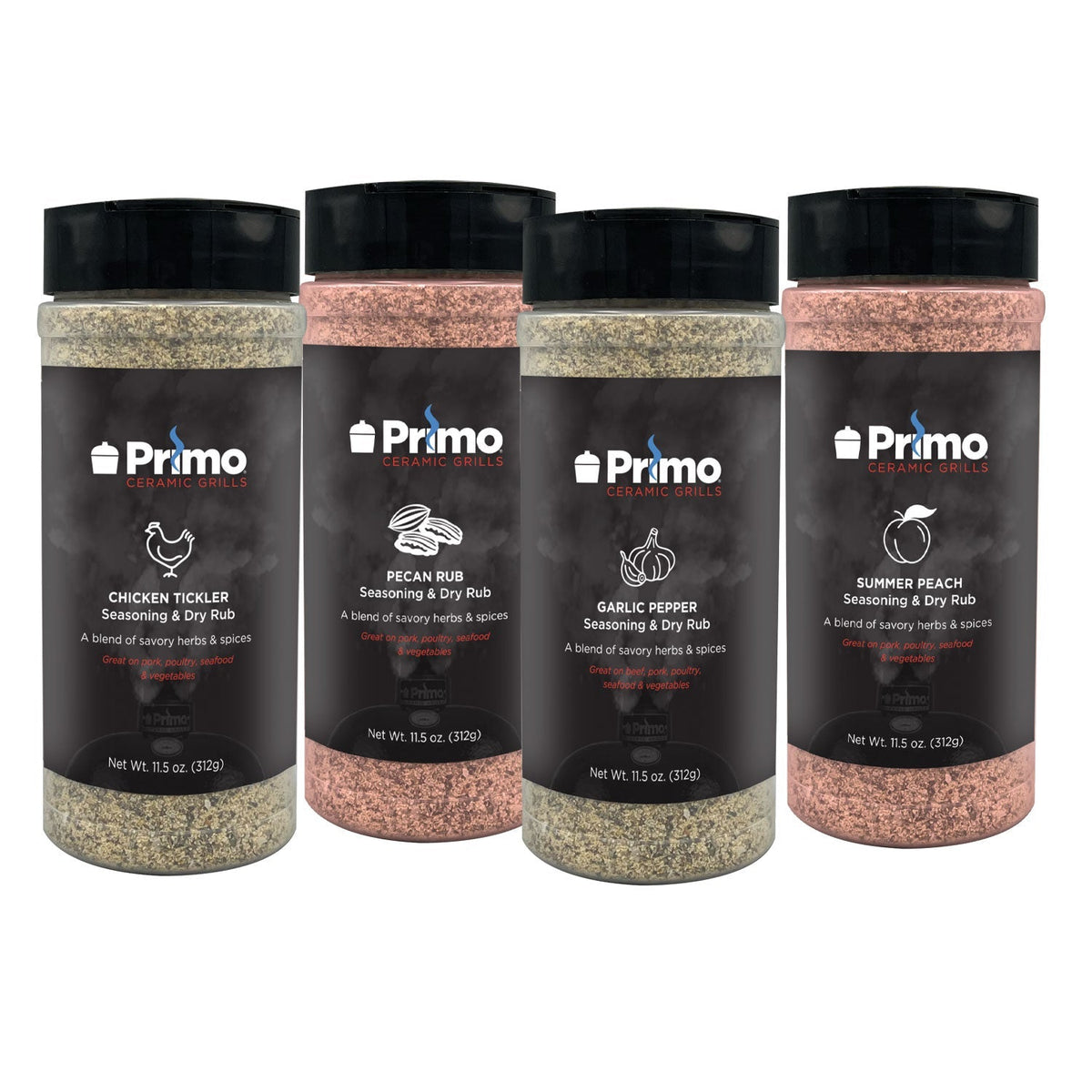 Primo John Henry Rubs and Honey BBQ Sauce