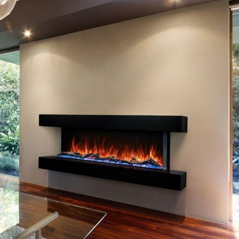 Modern Flames Landscape Pro Multi-Sided Built-In 56 Inch Electric Fireplace Linear Firebox - view 2