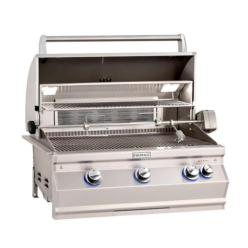 Fire Magic Aurora A790I 36-Inch Built-In Gas Grill w/ Magic View Window & Rotisserie