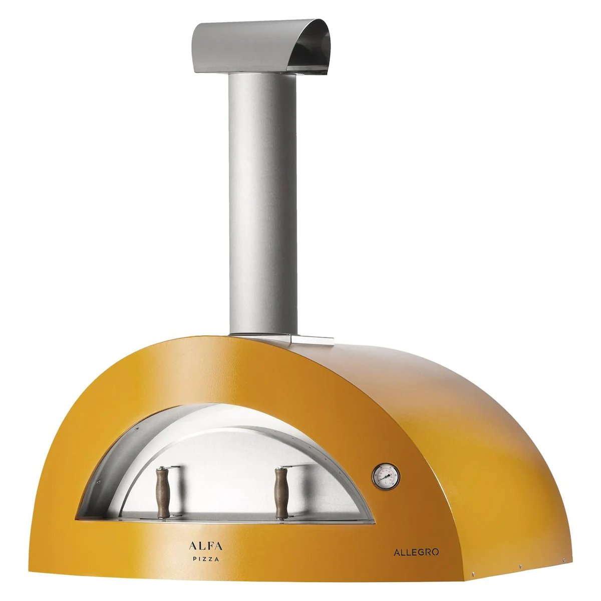 Alfa Moderno 5 Pizze Gas Hybrid Countertop Outdoor Pizza Oven - Fire Yellow - view 4
