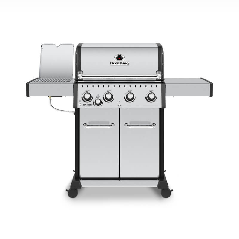 Broil King Baron S 440 PRO IR 4-Burner Gas Grill With Infrared Side Burner