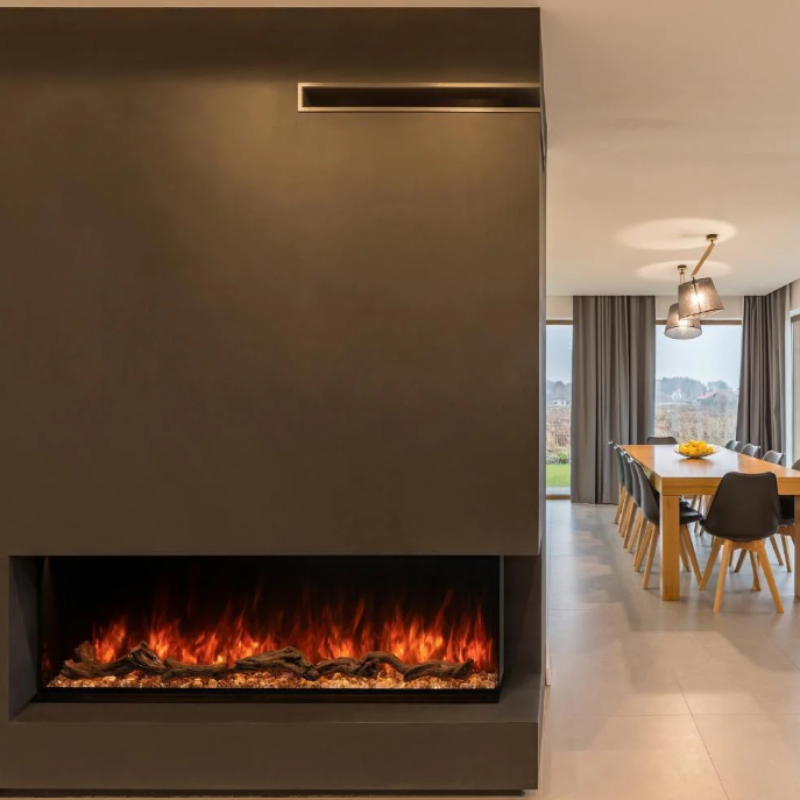 Modern Flames Landscape Pro Multi 120" 3-Sided Electric Fireplace - view 3