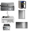 Lynx Professional Deluxe 6-Piece Outdoor Kitchen Package
