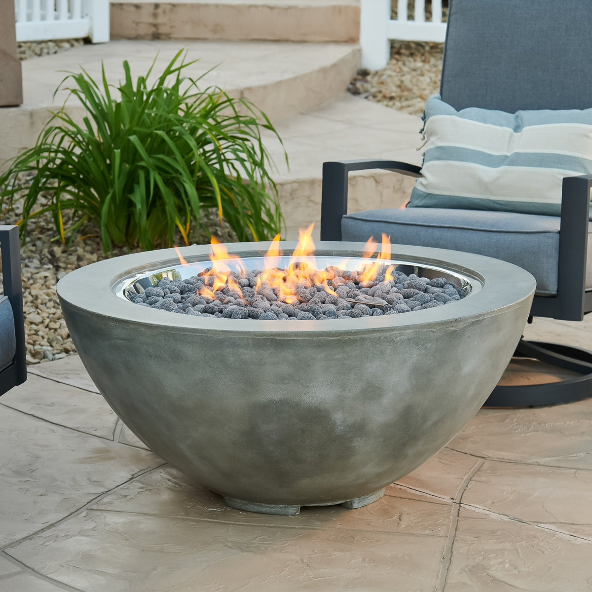 The Outdoor GreatRoom Cove Round Gas Fire Pit Bowl 42" - view 18