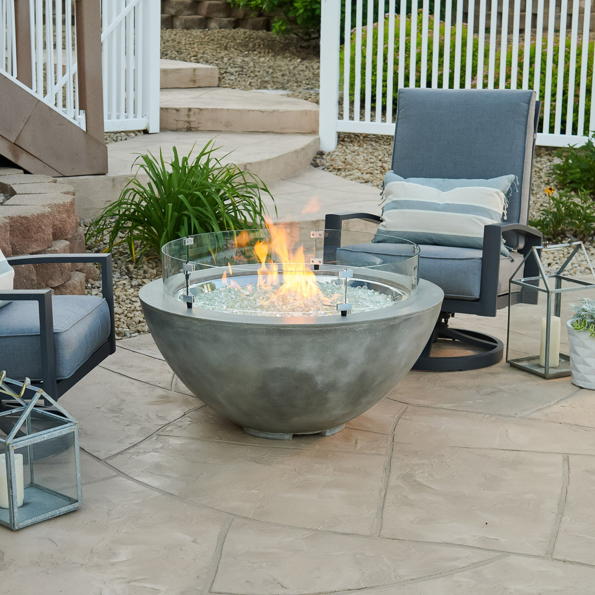 The Outdoor GreatRoom Cove Round Gas Fire Pit Bowl 42" - view 15