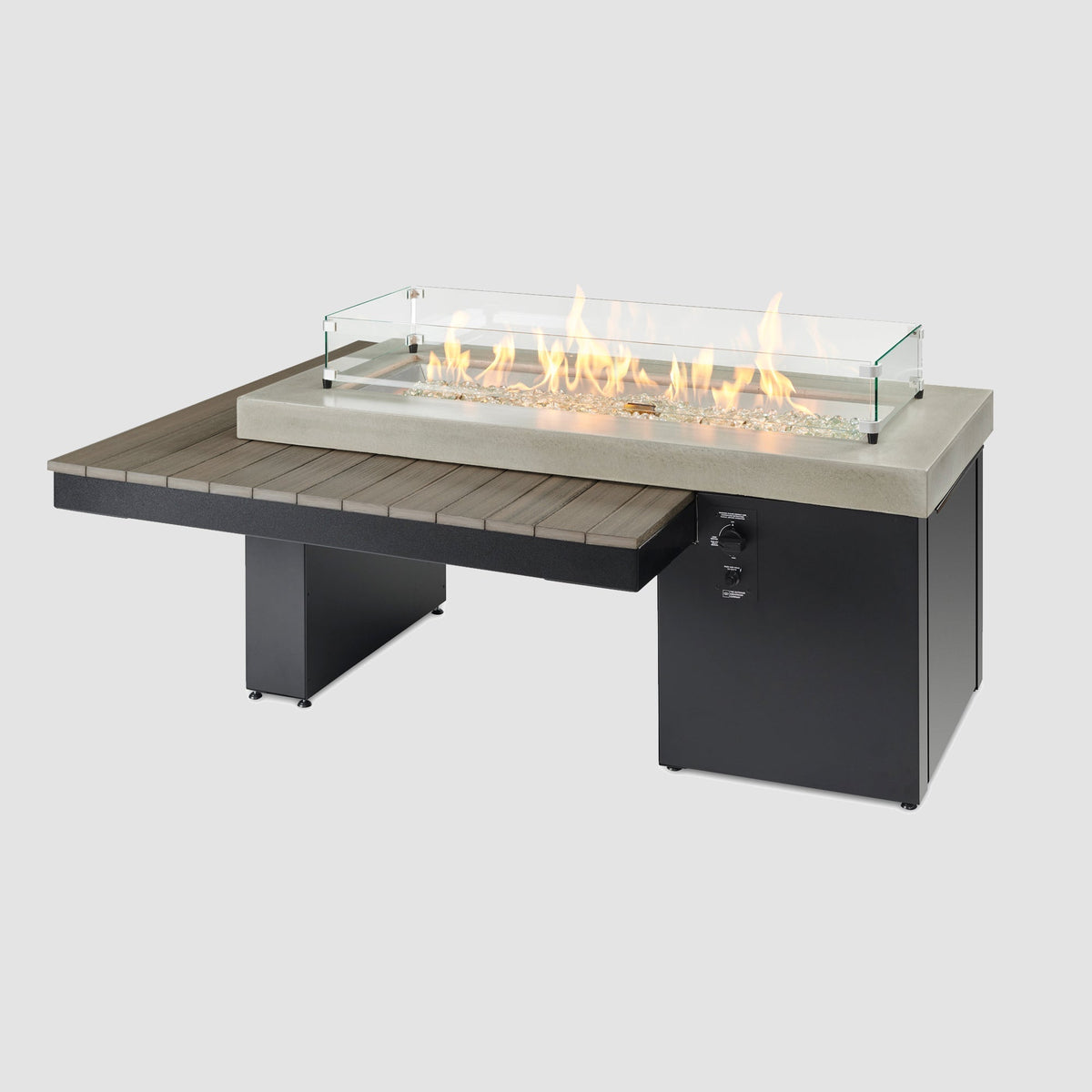 The Outdoor GreatRoom Uptown Linear Gas Fire Pit Table - view 7