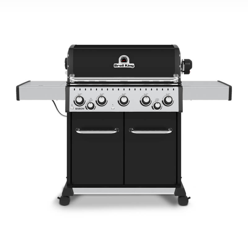 Broil King Baron 590 PRO 5-Burner Propane Gas Grill With Rotisserie & Side Burner