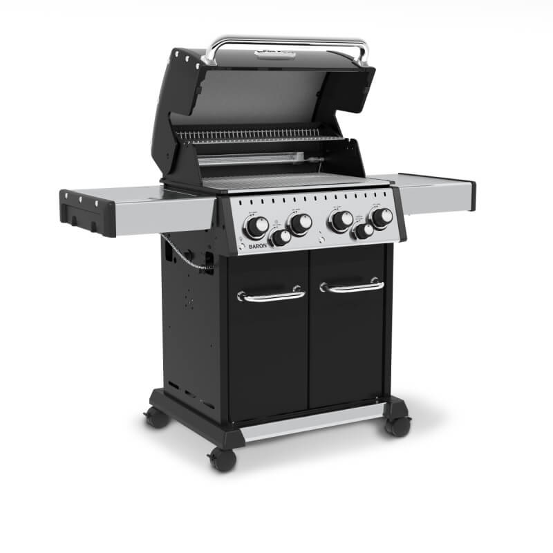 Broil King Baron 490 PRO 4-Burner Propane Gas Grill With Rotisserie & Side Burner - view 4