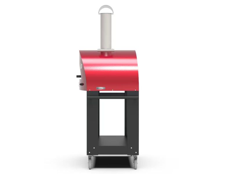 Alfa Moderno 2 Pizze 38-Inch Gas Pizza Oven and Oven Base - Ruby Red - view 6