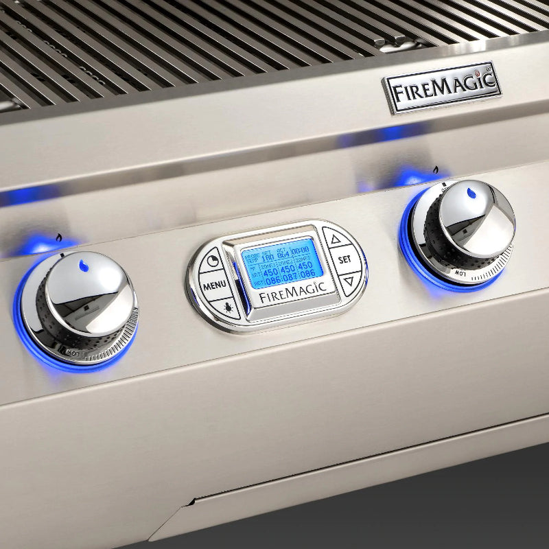 Fire Magic 790 Contemporary Grill Island With Refrigerator - ID790-SMR-115BA - view 11