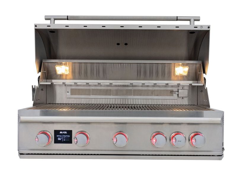Blaze LTE PRO 40-Inch 5-Burner Built-In Gas Grill With Rear Infrared Burner & Rotisserie - view 3