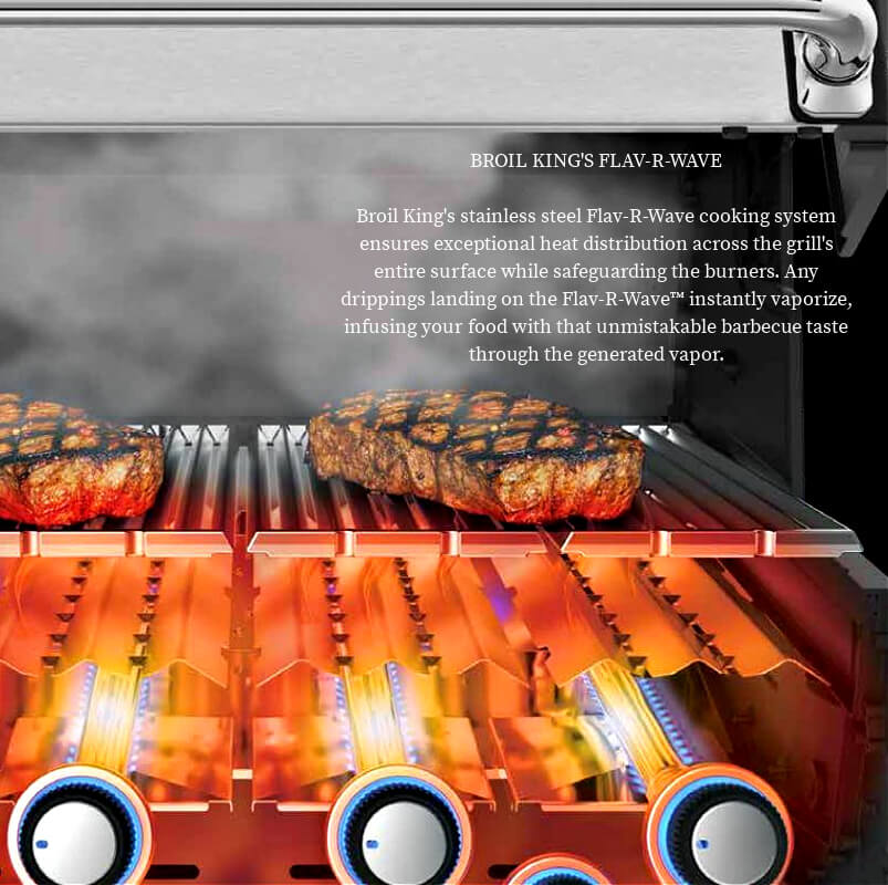 Broil King Imperial QS 590i 5-Burner Propane Gas Grill Center
