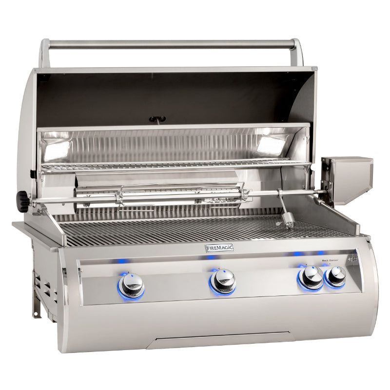 Fire Magic 790 Contemporary Grill Island With Refrigerator - ID790-SMR-115BA - view 5