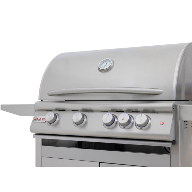 Blaze Premium LTE+ Marine 32 Inch 4-Burner Gas Grill With Rear Infrared Burner - view 3