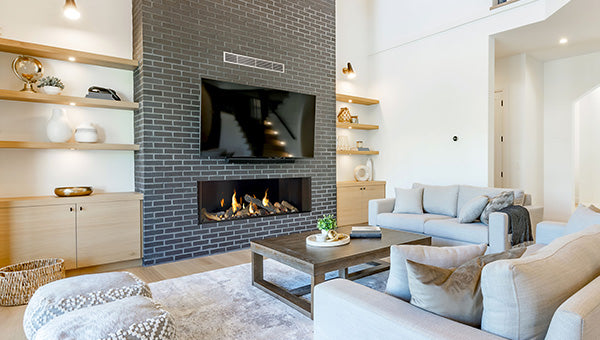 Napoleon Tall Bay Luxuria 62 Three-Sided Direct Vent Gas Fireplace | TLVX62LBN - view 5