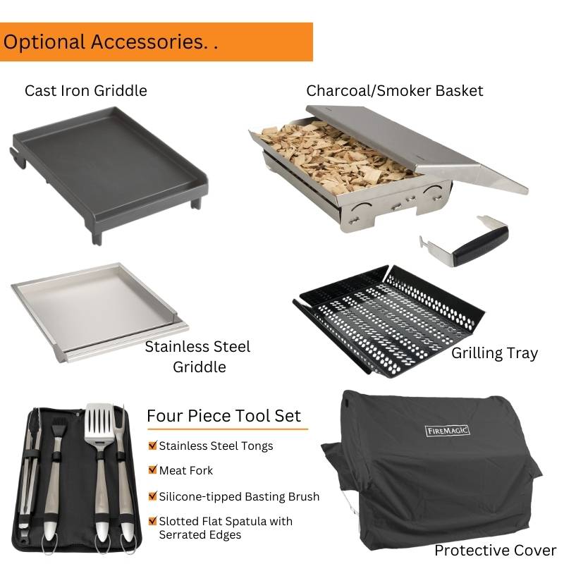 Fire Magic 24" Deluxe Legacy Built-In Gas Grill