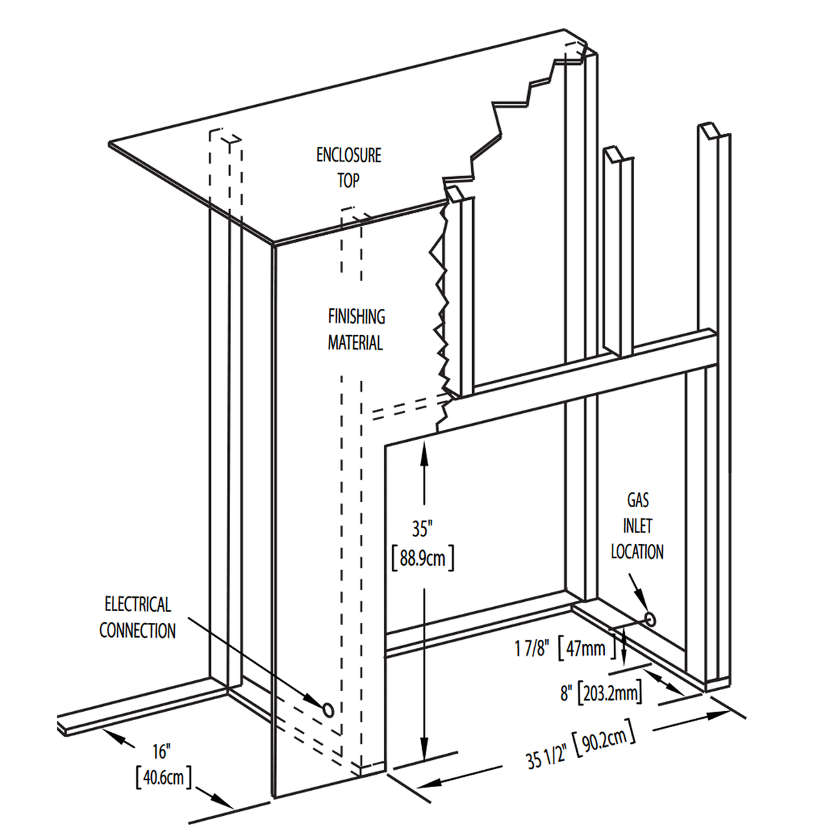 Napoleon Ascent 36 Direct Vent Gas Fireplace | B36 - view 6