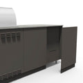 Blaze Morning Glow 10-Ft Outdoor Kitchen Island Back Panels in Gunmetal (40-Inch Grills)