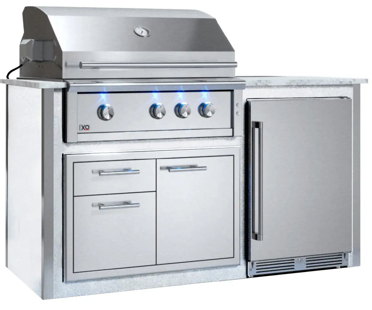 XO Appliance Factory Assembled Outdoor Designer Island (XO-XOGOK36V2WH) – view 2
