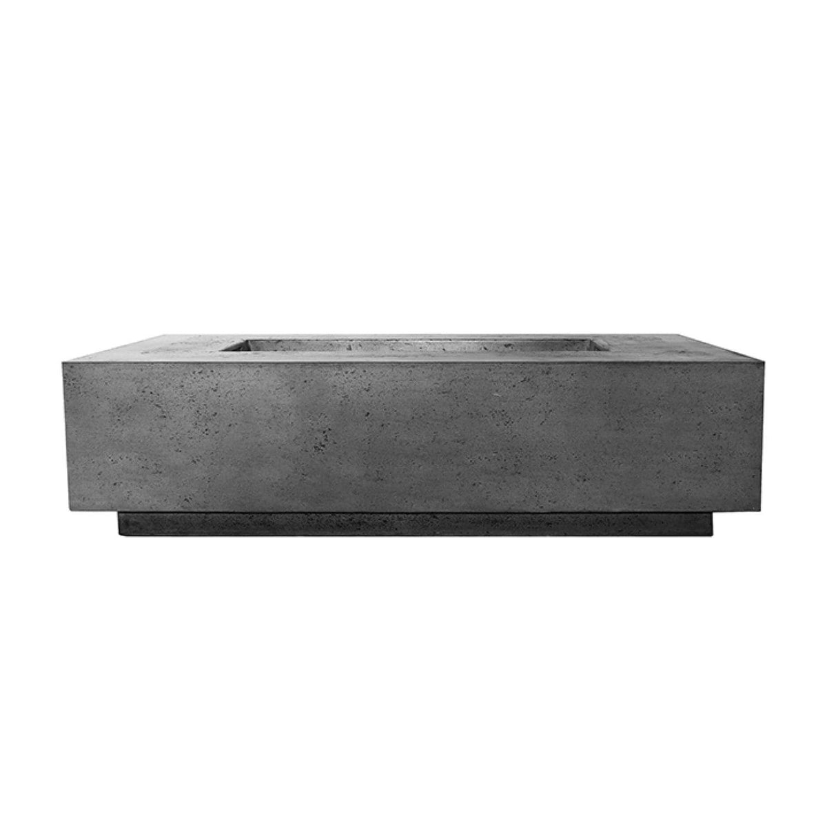 XO Appliance Fire rectangular table 60" x 32" Natural gas fired GFRC (XO-XOFREC6032GR)