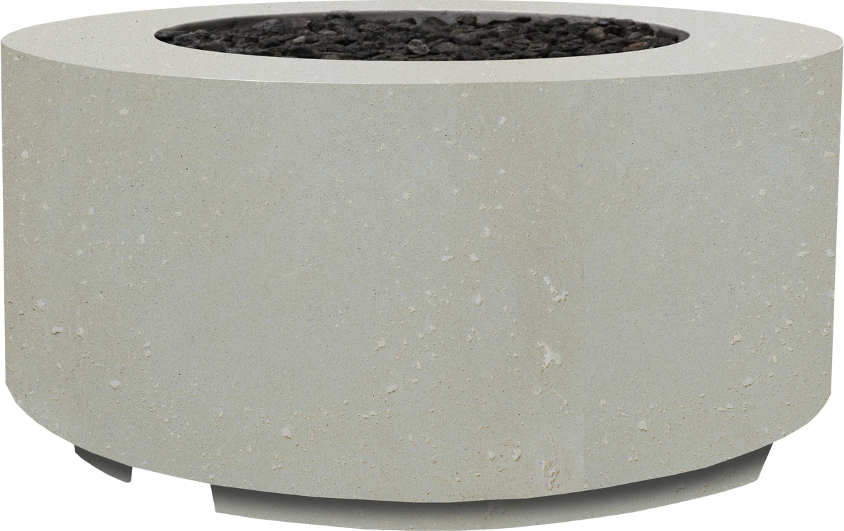 XO Appliance Fire cylinder 36" x 32" Natural gas fired GFRC (XO-XOFRND36LS) – view 2
