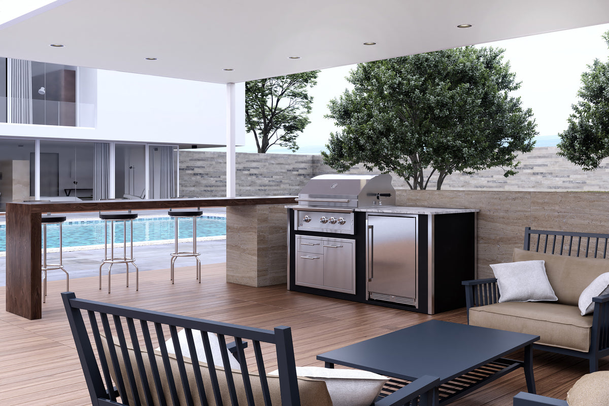 XO Appliance Factory Assembled Outdoor Designer Island (XO-XOGOK36V2WH) – view 3