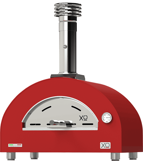 XO Appliance Countertop Wood-Fired Oven in Red