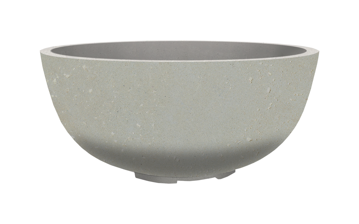 XO Appliance Fire bowl 39" Natural gas fired GFRC (XO-XOFBWL39LS) – view 2