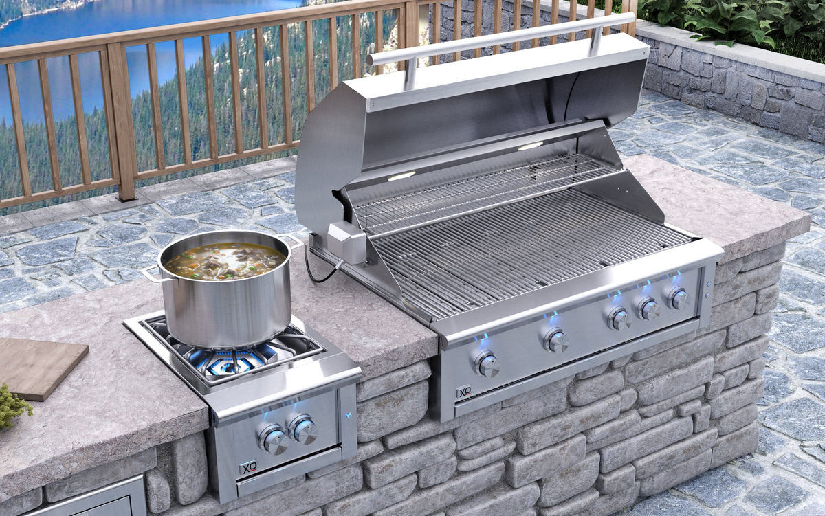 XO Appliance 36" Pro-Grade Grill w/ Rotiss Burner (XO-XOGRILL36L) – view 7