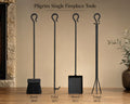 30" Single Tool Poker - Matte Black, shown in a room setting