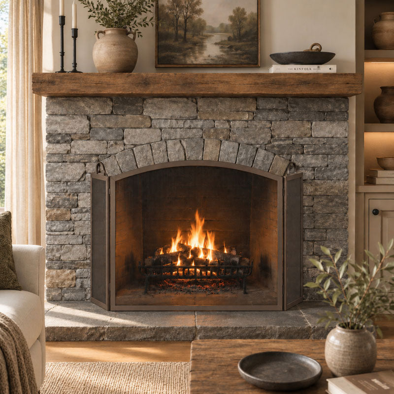 Full Arch - Burnished Bronze, shown in a room setting