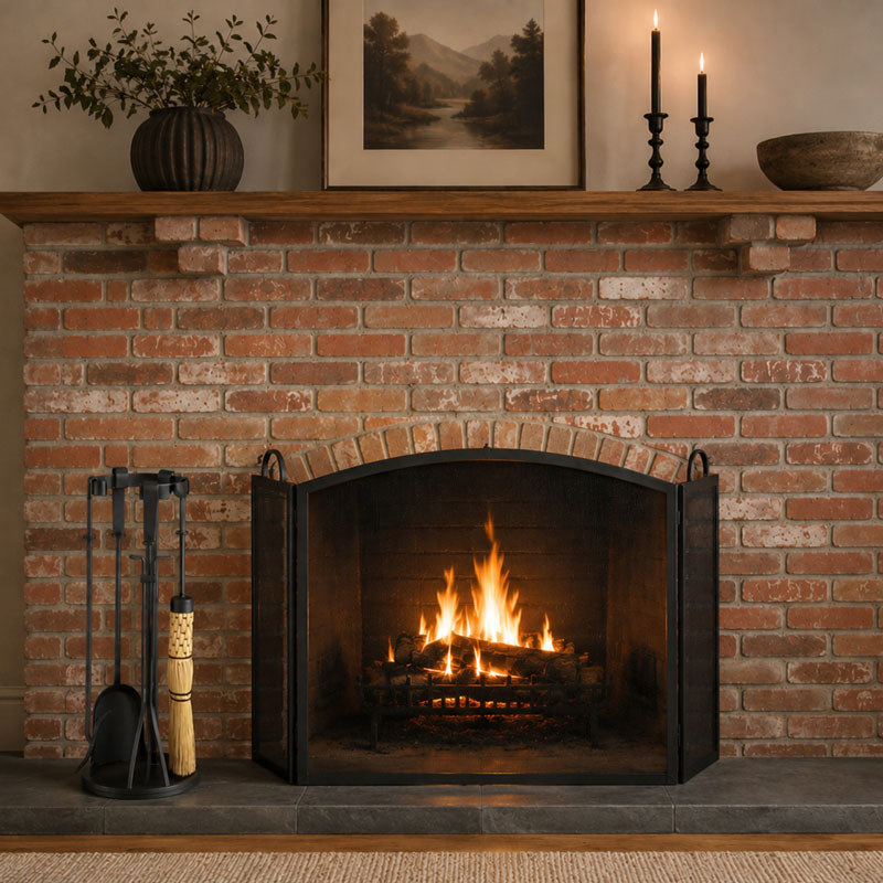 Full Arch - Matte Black, shown in a room setting