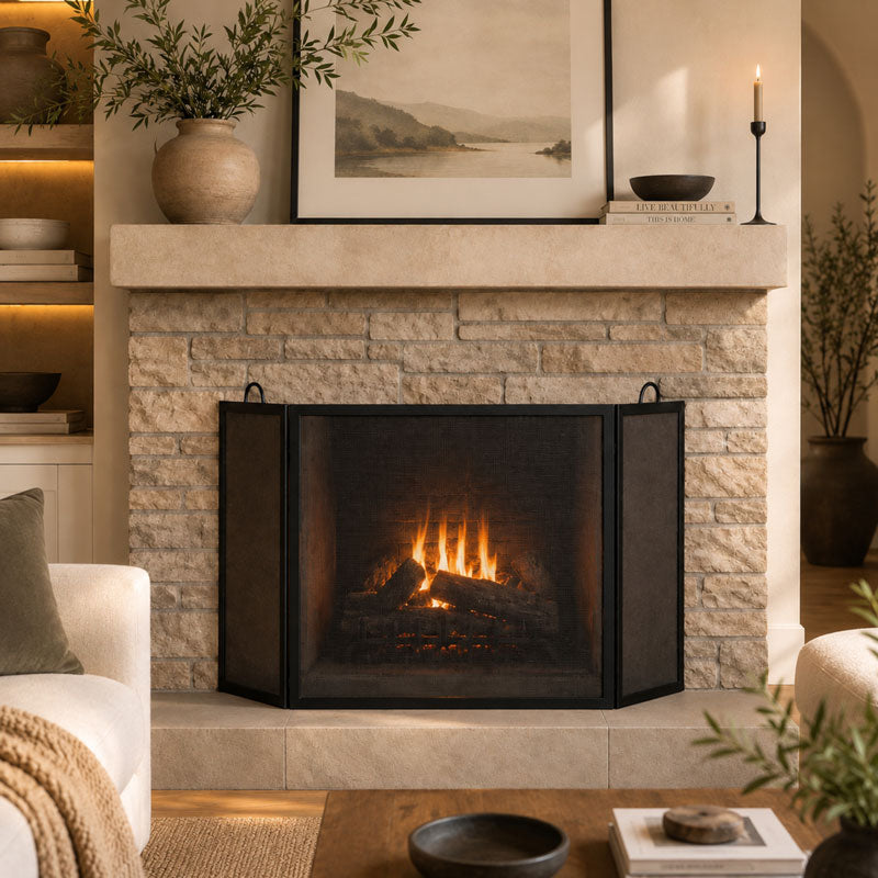 Rectangular - Vintage Iron, shown in a room setting