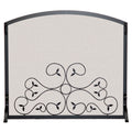 Applique Scroll - Matte Black