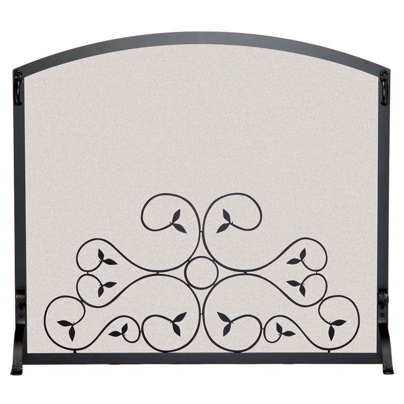 Applique Scroll - Matte Black