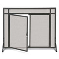 Forged Iron Door / Straight Door - Matte Black