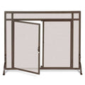 Forged Iron Door / Straight Door - Burnished Bronze