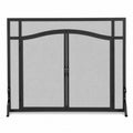 Forged Iron Door / Arch Door - Matte Black
