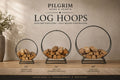 Log Hoop - Matte Black, shown in a room setting