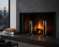 Gosham - Polished Nickel \ Matte Black, shown in a room setting